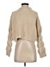 MIOU MUSE 100% Cotton Tan Turtleneck Sweater Size S - photo 1