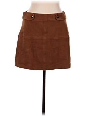 Trina Turk Leather Skirt (view 1)