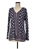 Magnolia Grace Blue Long Sleeve Top Size M - photo 1