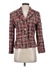 Austin Reed Tweed Red Wool Blazer Size 4 - photo 1