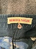 Rebecca Taylor 100% Silk Floral Blue Silk Pants Size 4 - photo 7