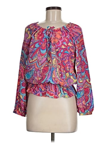 Lilly Pulitzer Long Sleeve Silk Top (view 1)