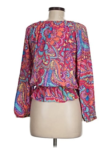 Lilly Pulitzer Long Sleeve Silk Top (view 2)