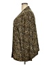 En Focus Animal Print Gold Long Sleeve Blouse Size 2X (estimated) - photo 5