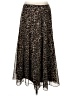 Chico's Animal Print Brown Casual Skirt Size Sm (0.5) - photo 2