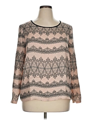 metaphor Long Sleeve Blouse (view 1)