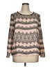 metaphor 100% Polyester Tan Long Sleeve Blouse Size XL - photo 1