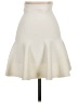 BCBGMAXAZRIA Solid Ivory Formal Skirt Size XXS - photo 2