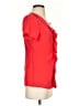 T Tahari Red Short Sleeve T-Shirt Size XS - photo 4