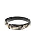 WCM New York Silver Gray Leather Belt Size S - photo 1