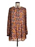 DR2 100% Polyester Orange Long Sleeve Blouse Size M - photo 1