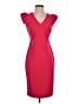 Calvin Klein Solid Red Cocktail Dress Size 2 - photo 1