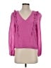 Vero Moda Pink Long Sleeve Blouse Size S - photo 1