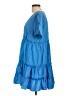 Zara Blue Casual Dress Size L - photo 5