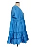 Zara Blue Casual Dress Size L - photo 4