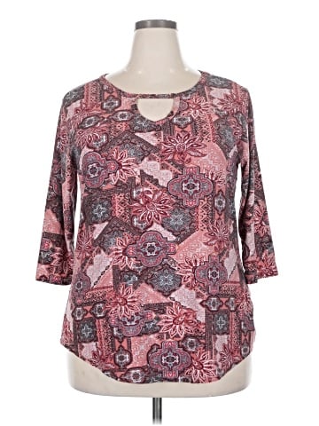 Bobbie Brooks 3/4 Sleeve T-Shirt (view 1)