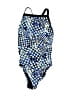 Unbranded Print Blue One Piece Swimsuit 18-24 MO / 24 MO - photo 1
