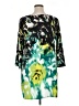 Alfani Print Green Casual Dress Size 1X - photo 2