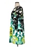 Alfani Print Green Casual Dress Size 1X - photo 5