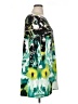 Alfani Print Green Casual Dress Size 1X - photo 4