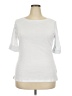 Chaps White 3/4 Sleeve T-Shirt Size XXL - photo 1