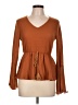 Shein 100% Polyester Brown Long Sleeve Blouse Size L - photo 1