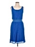 AB Studio 100% Polyester Blue Casual Dress Size L - photo 1