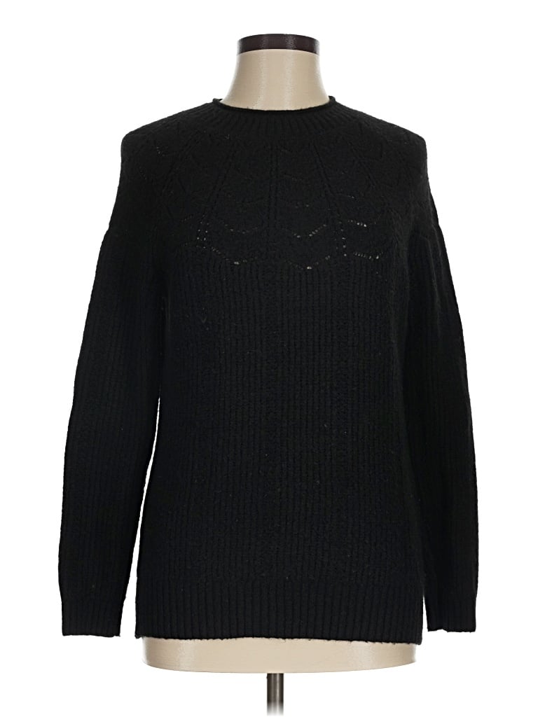Pre-owned Talbots Long Sleeve T-shirt In Black