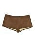 Assorted Brands 100% Polyester Brown Shorts Size S - photo 1