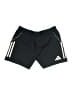 Adidas 100% Polyester Graphic Black Athletic Shorts Size 10 - photo 1