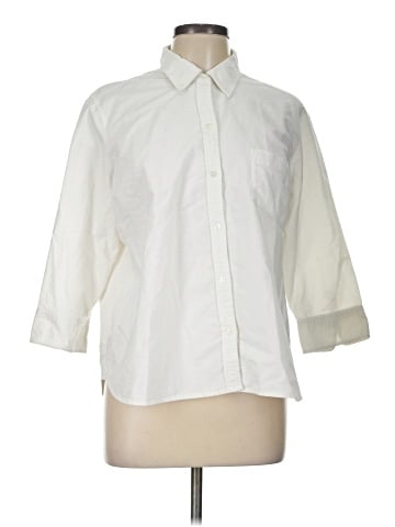 Bass 3/4 Sleeve Button-Down Shirt (view 1)