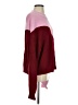 Crosby Color Block Burgundy Pullover Sweater Size S - photo 4