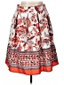 Shein 100% Polyester Print Red Casual Skirt Size L - photo 1
