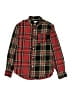 Crewcuts Plaid Red Long Sleeve Button-Down Shirt Size 12 - photo 1