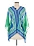 Ann Taylor 100% Polyester Blue 3/4 Sleeve Blouse Size Med - Lg - photo 2