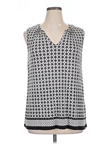 fleur bleue Sleeveless Blouse (view 1)