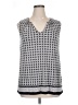 fleur bleue Silver Sleeveless Blouse Size 1X - photo 1