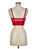 auden Red Ivory Sleeveless Top Size M - photo 2