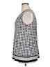 fleur bleue Silver Sleeveless Blouse Size 1X - photo 5