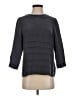 Unbranded 100% Silk Gray Blue 3/4 Sleeve Top Size S - photo 1