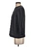 Unbranded 100% Silk Gray Blue 3/4 Sleeve Top Size S - photo 5