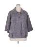 Avenue Tweed Gray 3/4 Sleeve Blouse Size 18 Plus - photo 1