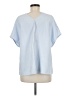 Primark 100% Polyester Blue Short Sleeve Blouse Size 8 - photo 2