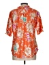 Assorted Brands Orange Short Sleeve Blouse Size L - photo 2
