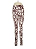 Assorted Brands Graphic Burgundy Leggings Size M - photo 1