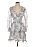 Unbranded Paisley Blue Cocktail Dress Size S - photo 1