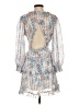 Unbranded Paisley Blue Cocktail Dress Size S - photo 2