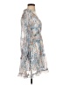 Unbranded Paisley Blue Cocktail Dress Size S - photo 4