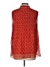 Max Studio 100% Polyester Red Sleeveless Blouse Size L (estimated) - photo 2