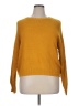C&C California Solid Yellow Pullover Sweater Size XL - photo 1